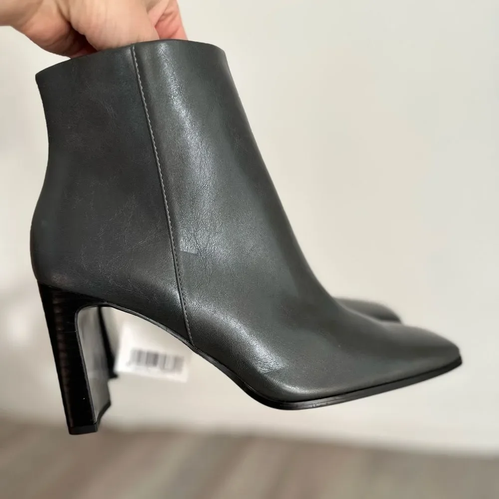 Mango Square Heel Boots New - Picture 6 of 9